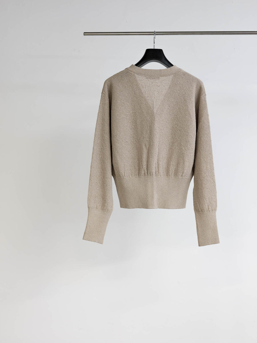 JAPANESE PAPER CRASH JERSY CARDIGAN – SOSHIOTSUKI