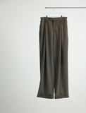 DOUBLE INVERTED TUCK TROUSERS