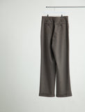 DOUBLE INVERTED TUCK TROUSERS