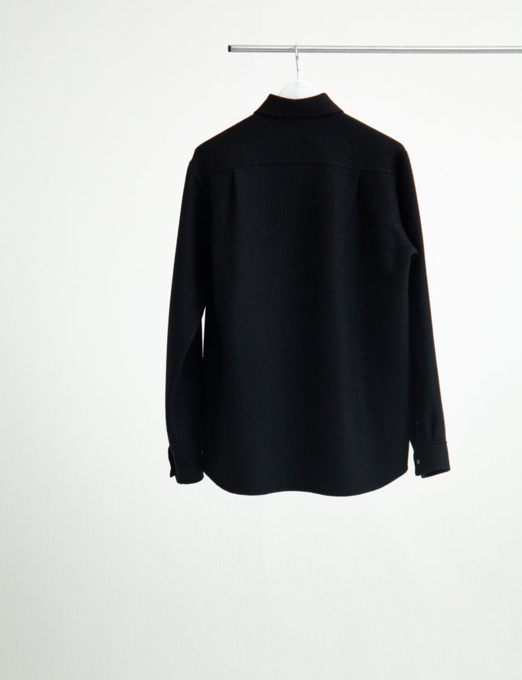 REVERSIBLE SEWING WOOL SHIRT