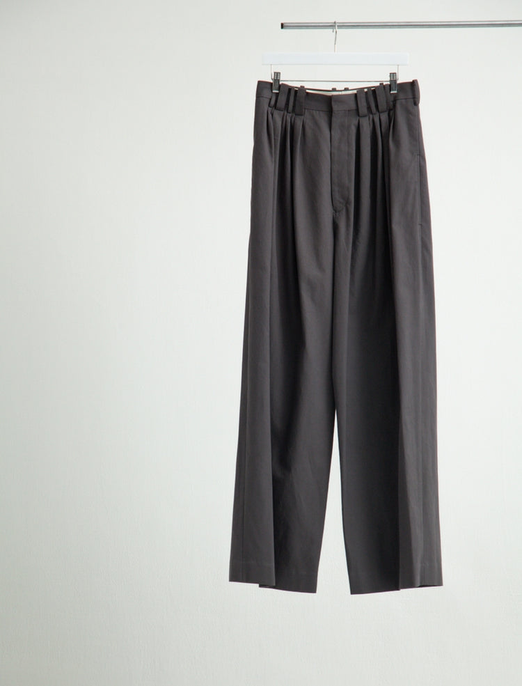 EIGHT TUCK HIGH WAIST TROUSERS