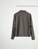 MEGLANGE STRIPE TRUCKER JACKET