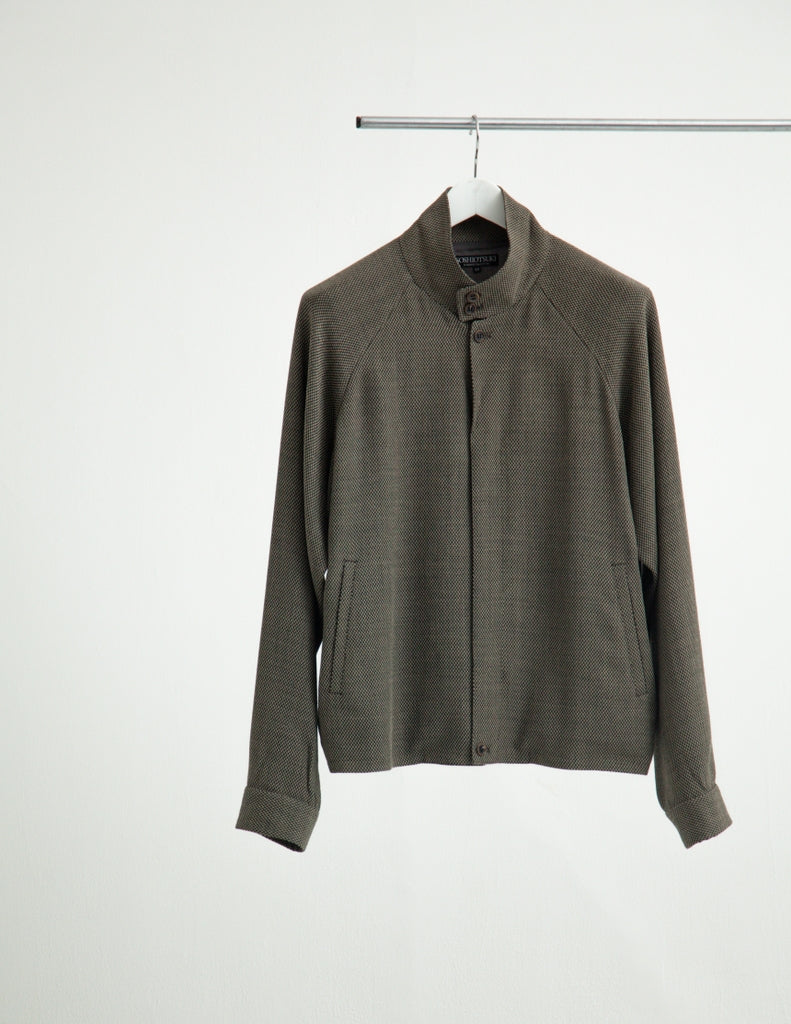 WOOL DOBBY TRUCKER JACKET