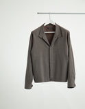 MEGLANGE STRIPE TRUCKER JACKET