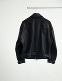 OILED LEATHER BLOUSON