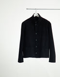 COW SUEDE HARRINGTON JACKET