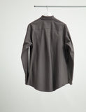 BIAS CUT OXFORD DRESS SHIRT