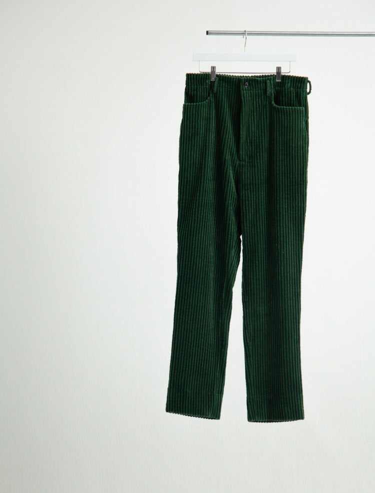 HEAVY WALE HIGH WAIST DOUBLE POCKET PANTS