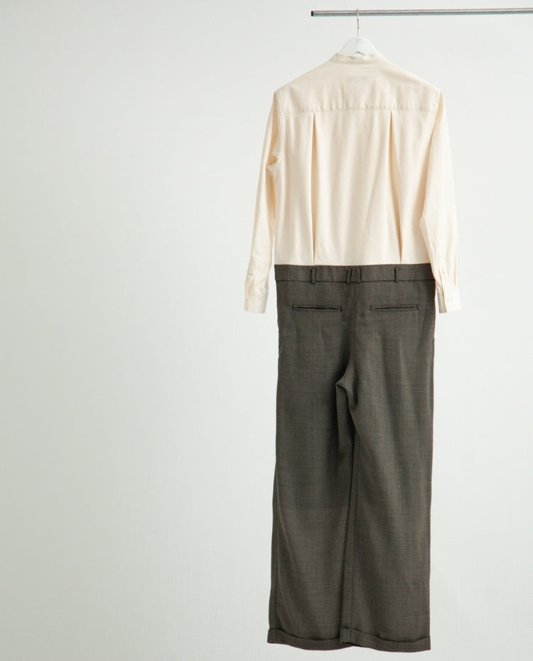 CURTAIN-WAIST JUMPSUIT