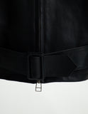 OILED LEATHER BLOUSON