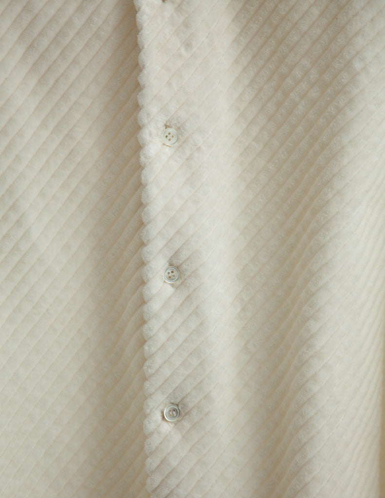 BIAS CUT HEAVY WALE DRESS SHIRT