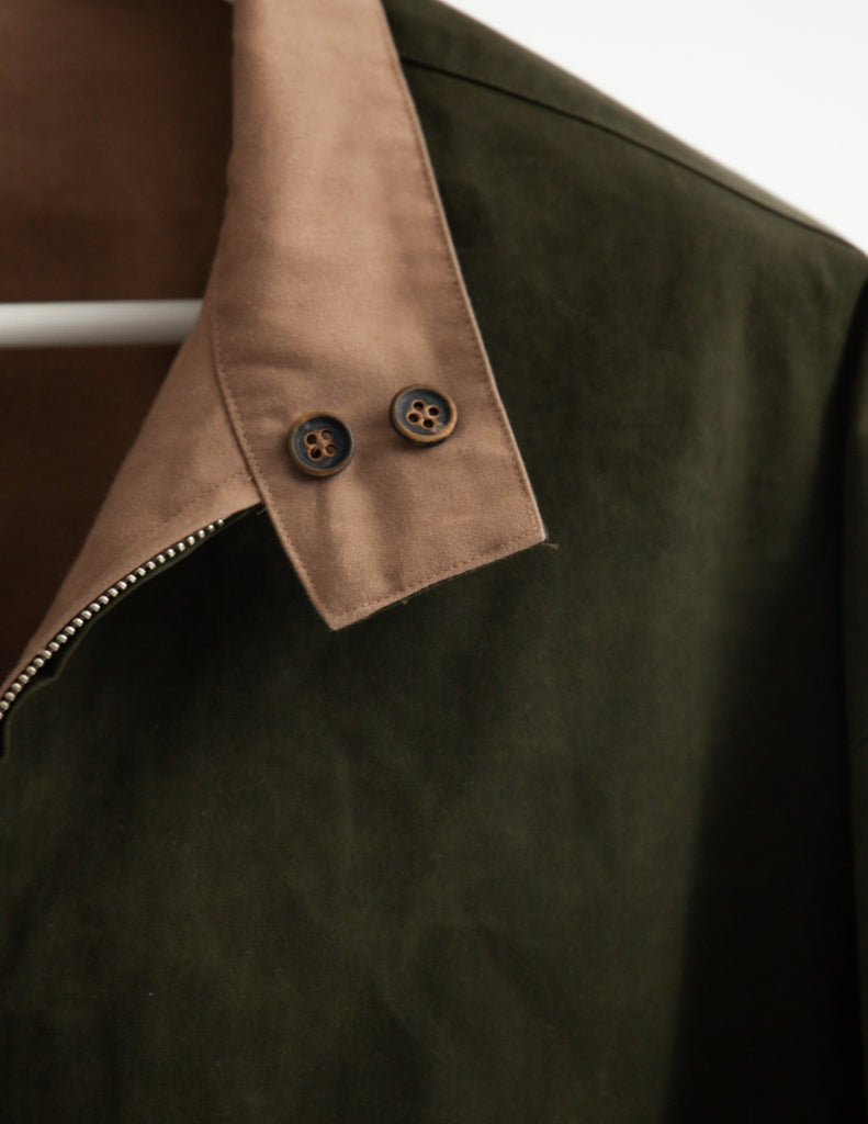 PARAFFIN COTTON REVERSIBLE BLOUSON