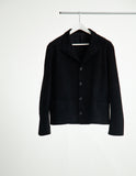 COW SUEDE HARRINGTON JACKET