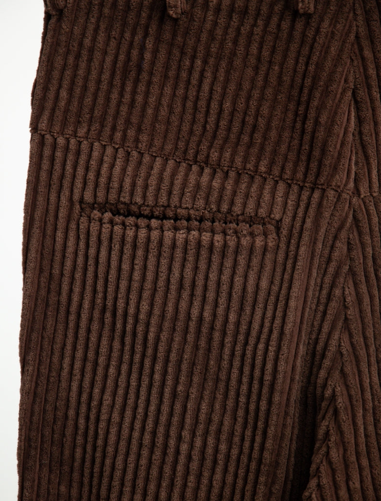 HEAVY WALE HIGH WAIST DOUBLE POCKET PANTS