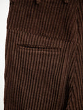 HEAVY WALE HIGH WAIST DOUBLE POCKET PANTS