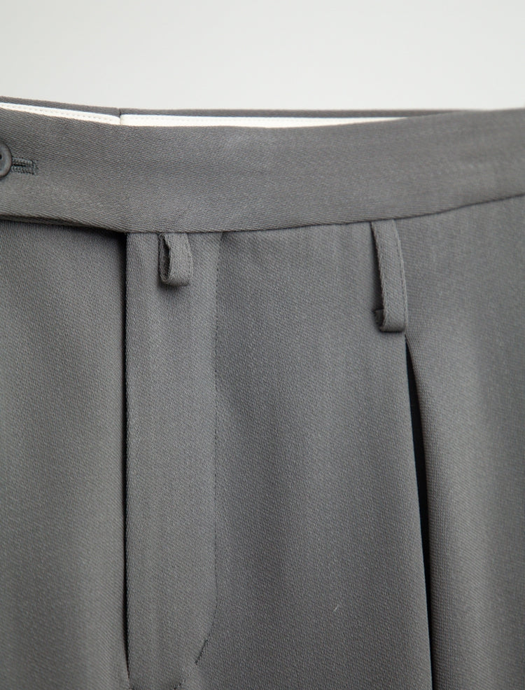 DOUBLE INVERTED TUCK TROUSERS