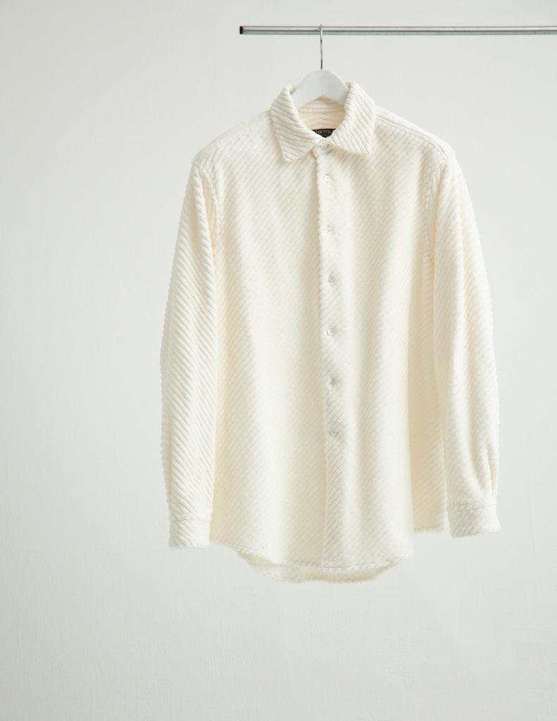 BIAS CUT HEAVY WALE DRESS SHIRT