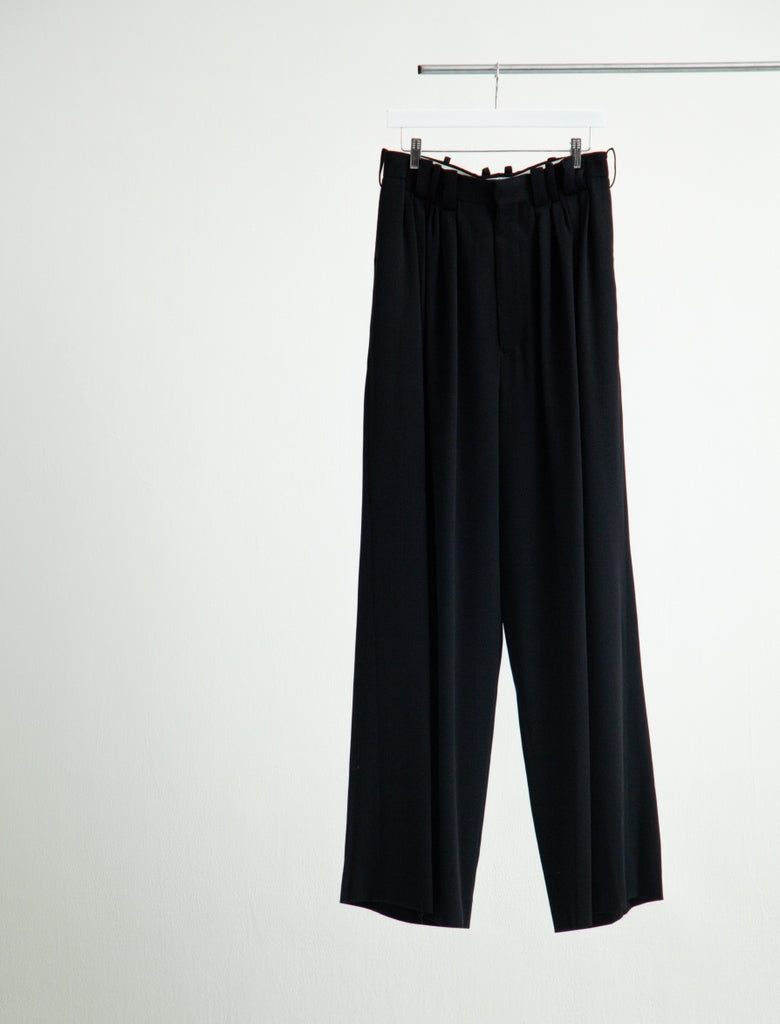 EIGHT TUCK HIGH WAIST TROUSERS