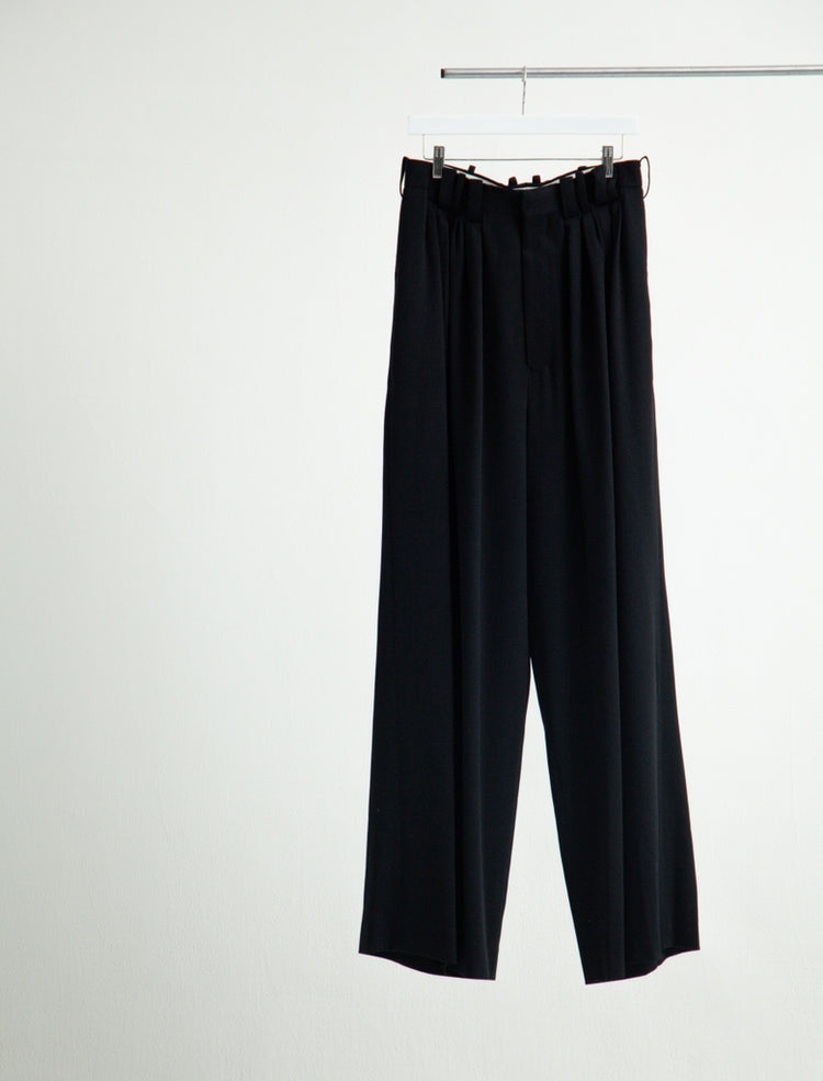 EIGHT TUCK HIGH WAIST TROUSERS
