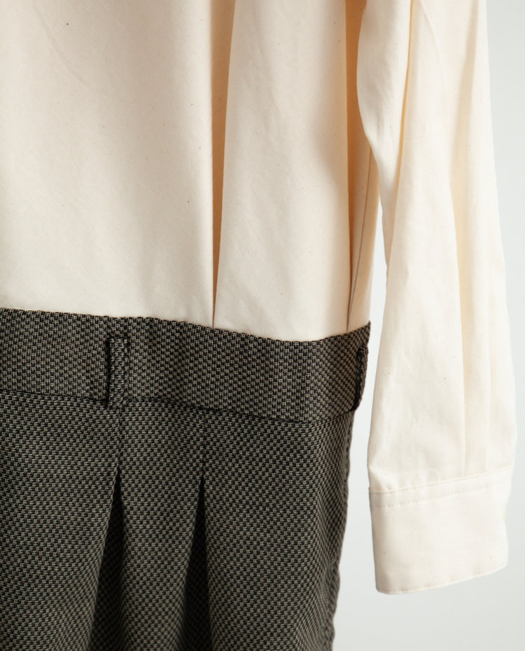 CURTAIN-WAIST JUMPSUIT