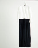 CURTAIN-WAIST JUMPSUIT