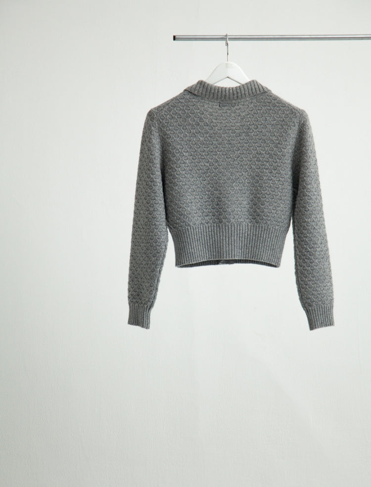 SHORT KNIT CARDIGAN