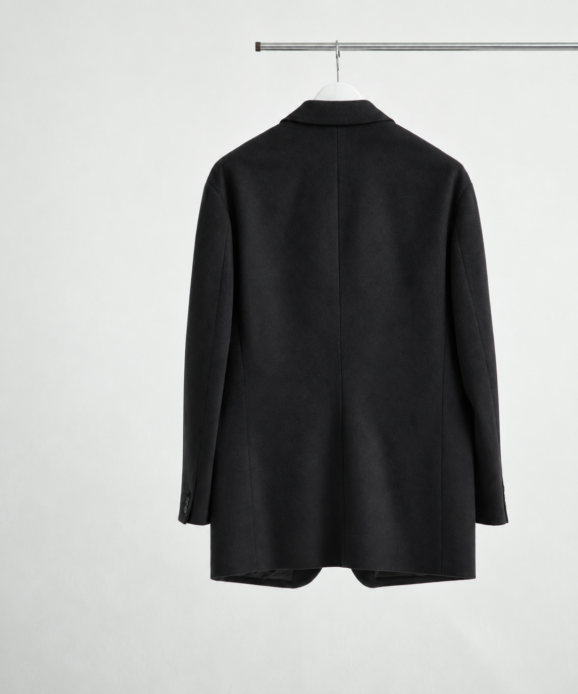 WOOL BEAVER SINGLE BREASTED JACKET