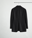 WOOL BEAVER SINGLE BREASTED JACKET