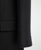 WOOL BEAVER SINGLE BREASTED JACKET