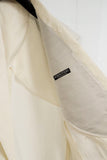 LINEN WASHER INTERLINING POCKET 2B DOUBLE BREASTED JACKET