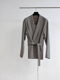 WOOL JUDO GOWN JACKET