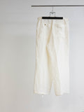 LINEN WASHER WIDE JUDO TROUSERS