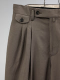 3 TUCK WIDE TROUSERS