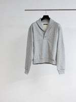 SHAWL COLLAR SWEAT SHIRT