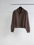 SHAWL COLLAR SWEAT SHIRT