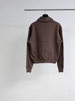 SHAWL COLLAR SWEAT SHIRT