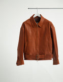 OILED LEATHER BLOUSON