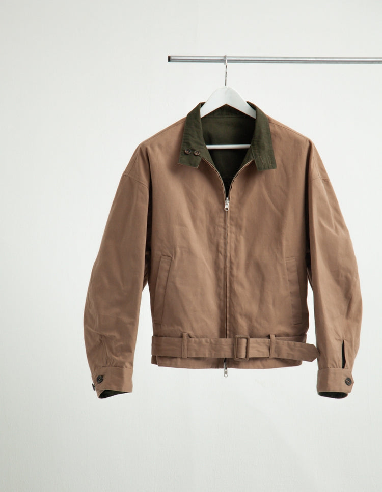 PARAFFIN COTTON REVERSIBLE BLOUSON
