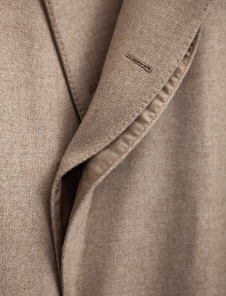 OPEN PLACET CASHMERE COAT