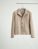 COW SUEDE HARRINGTON JACKET