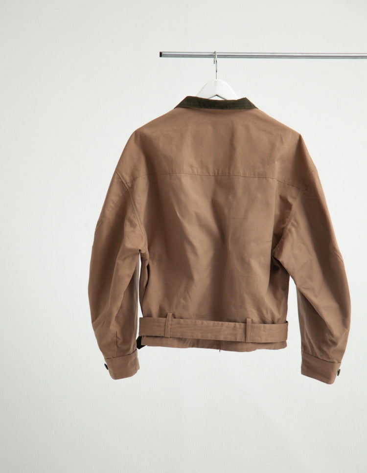 PARAFFIN COTTON REVERSIBLE BLOUSON