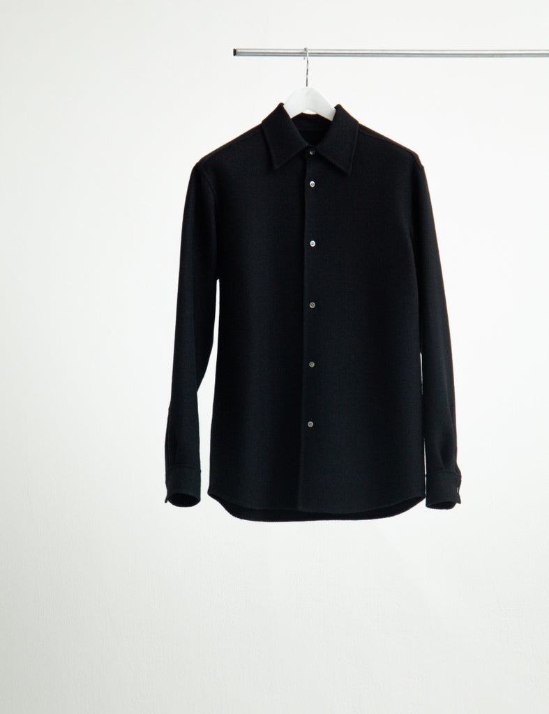 REVERSIBLE SEWING WOOL SHIRT