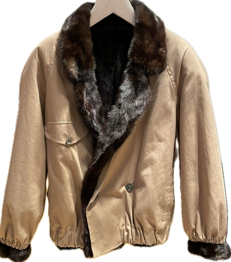 FAKE FUR REVERSIBLE BLOUSON