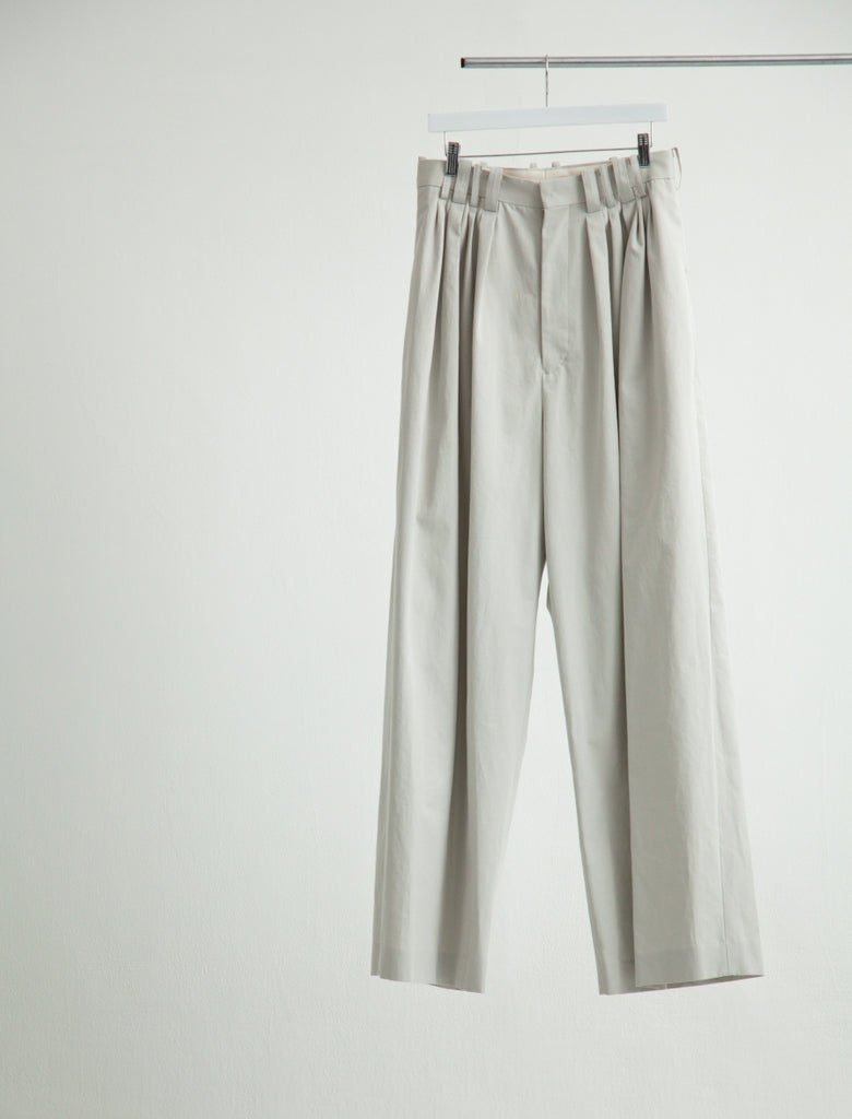 EIGHT TUCK HIGH WAIST TROUSERS