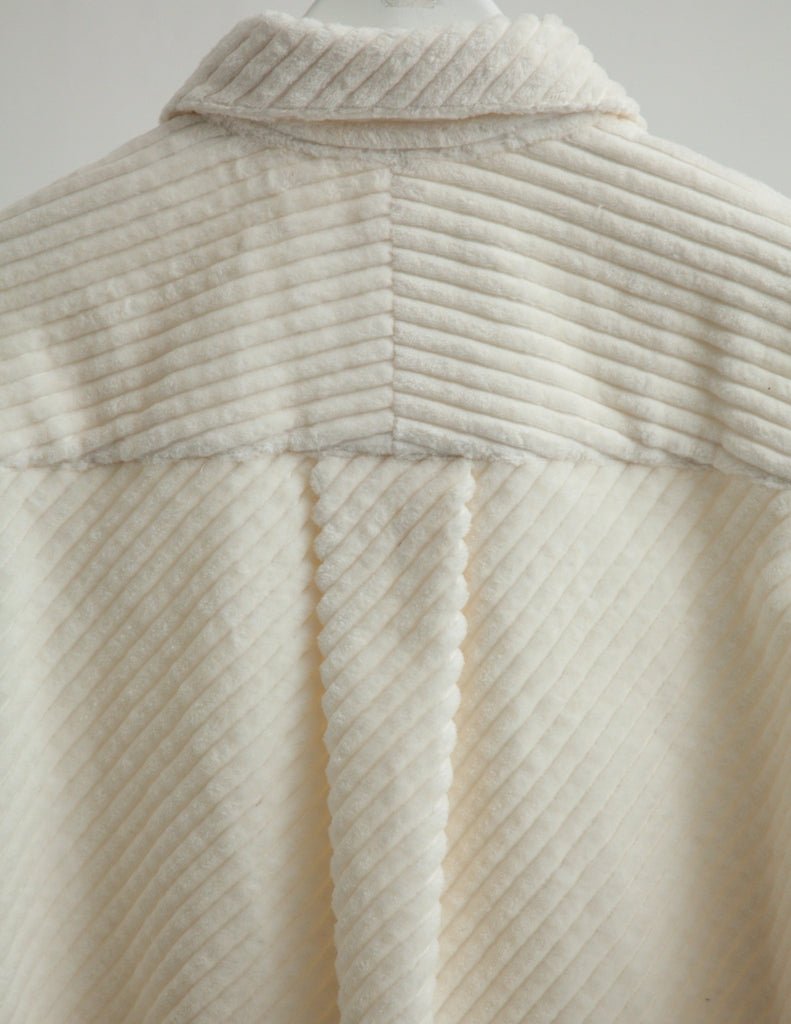 BIAS CUT HEAVY WALE DRESS SHIRT