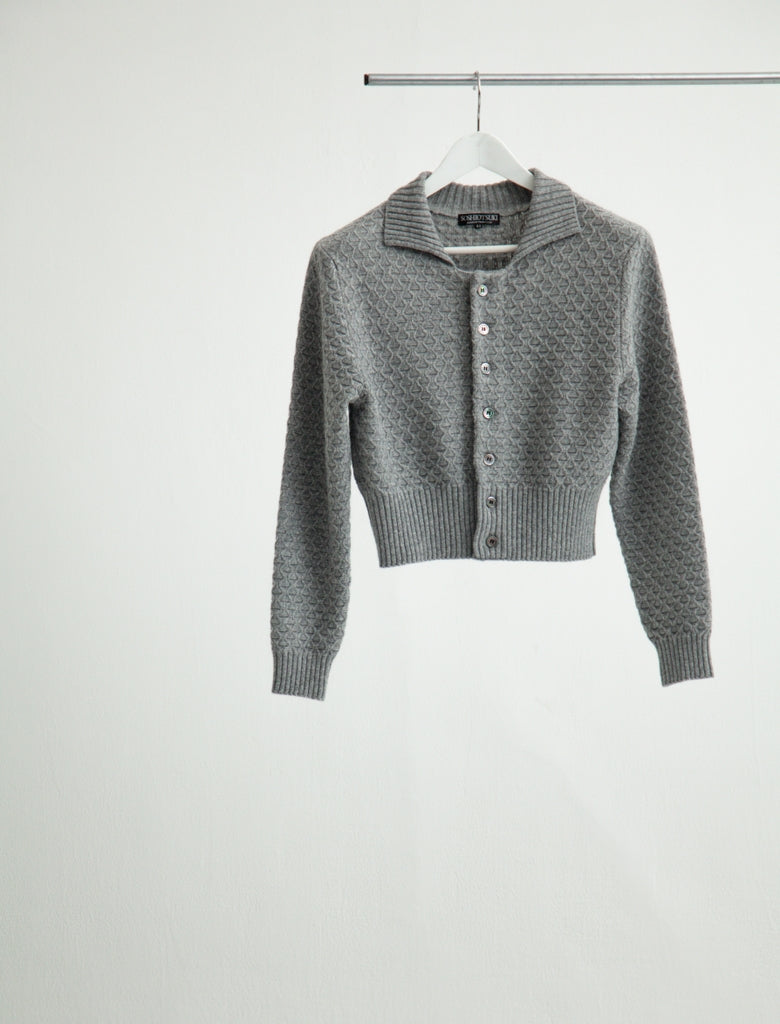 SHORT KNIT CARDIGAN