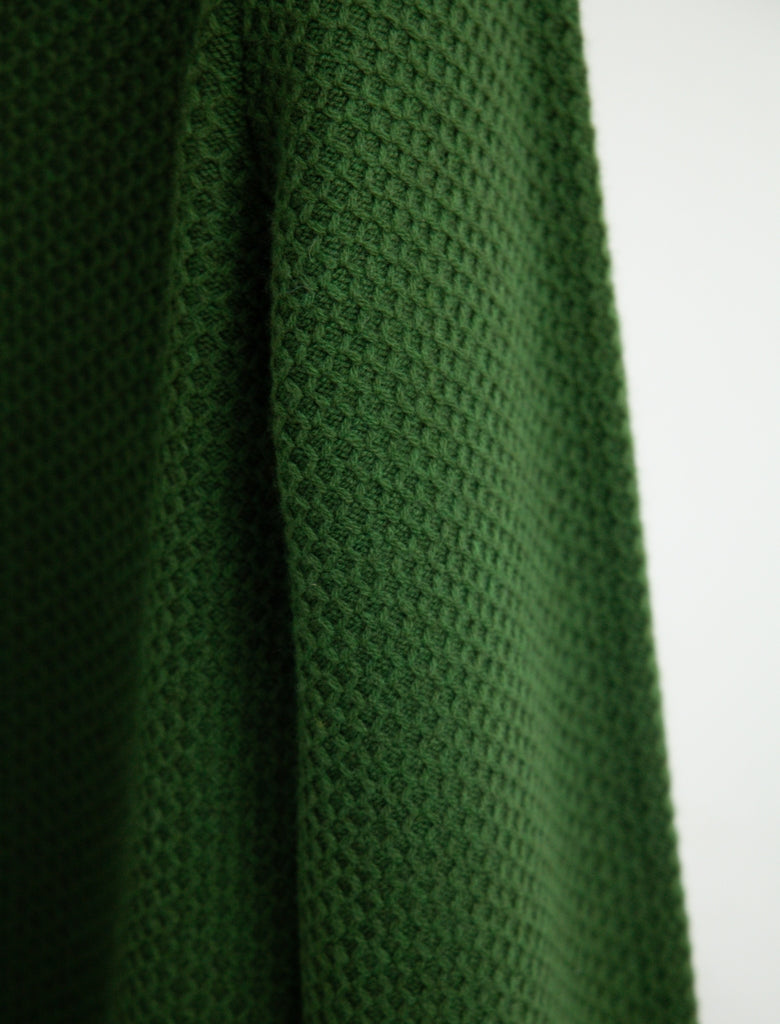 SHAWL COLLAR KNIT SWEATER