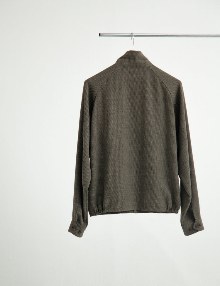 WOOL DOBBY TRUCKER JACKET