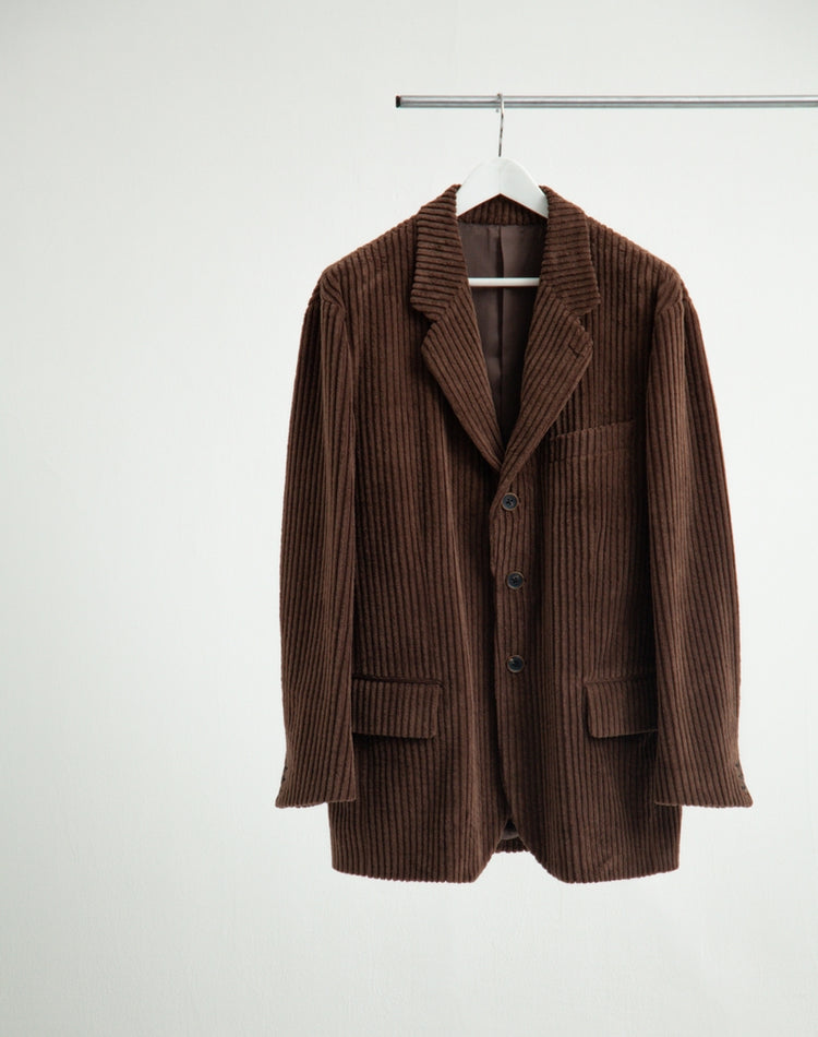 HEAVY WALE SINGLE BREASTED JACKET