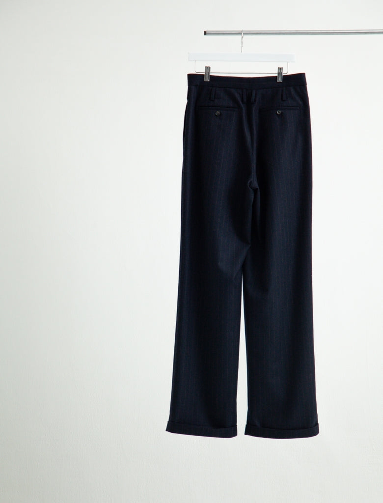 DOUBLE INVERTED TUCK TROUSERS